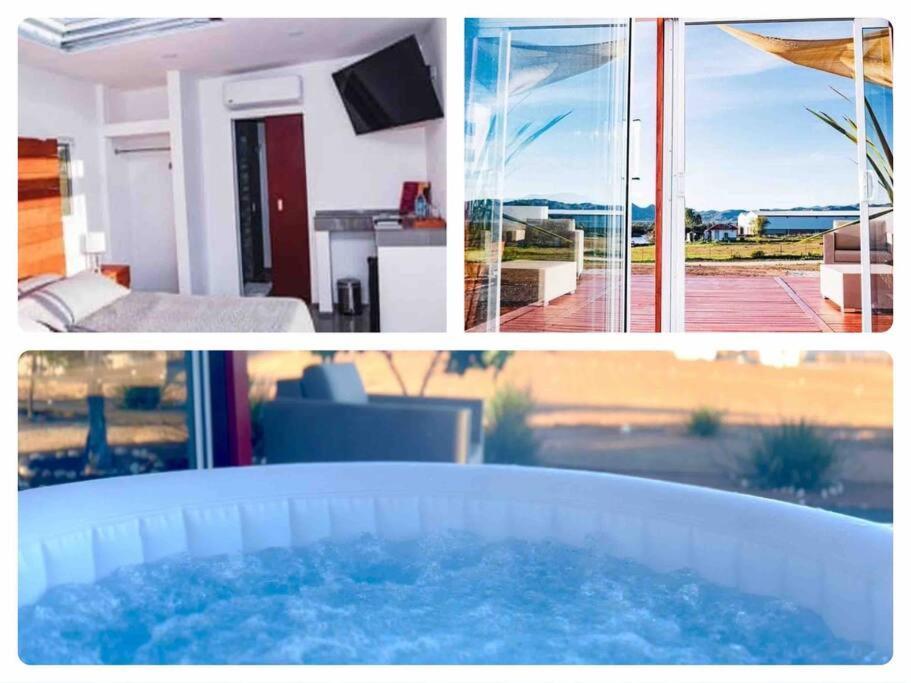 Villa Cabana El Alamo Con Jacuzzi Valle de Guadalupe Exterior foto