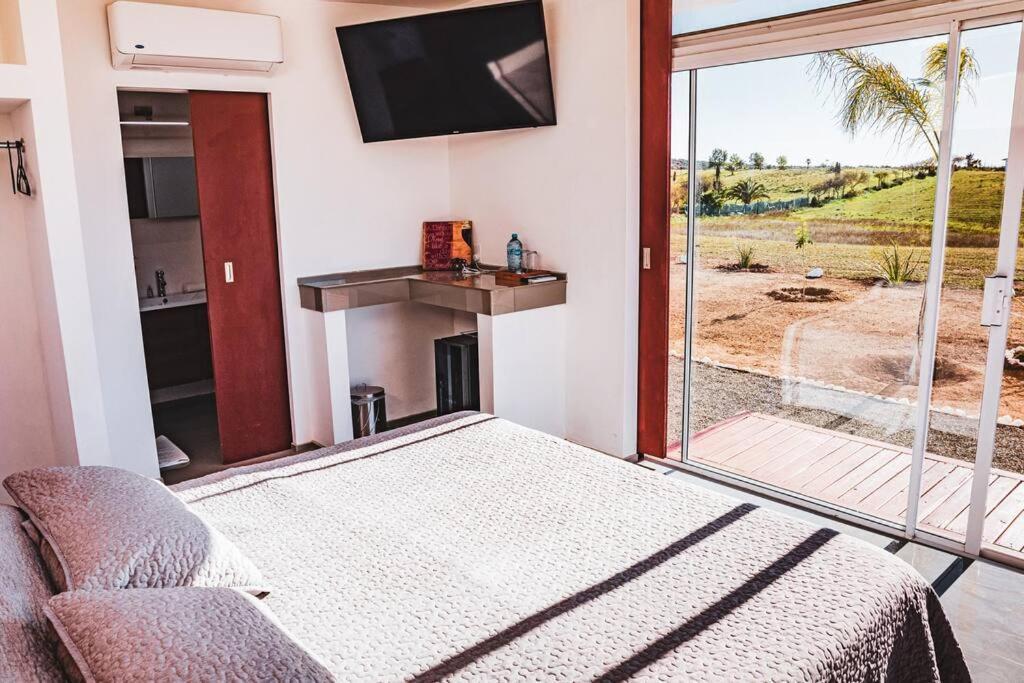 Villa Cabana El Alamo Con Jacuzzi Valle de Guadalupe Exterior foto