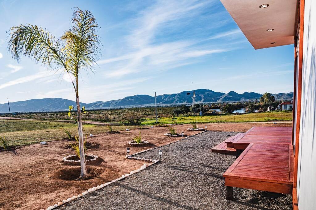 Villa Cabana El Alamo Con Jacuzzi Valle de Guadalupe Exterior foto